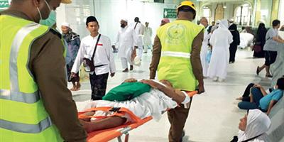 الدفاع المدني: إسعاف 170 حاجًا ومصلياً بالمسجد الحرام 