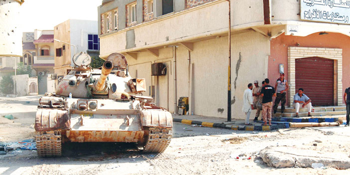   وجود القوات الليبية في الحي رقم 3 بمدينة سرت