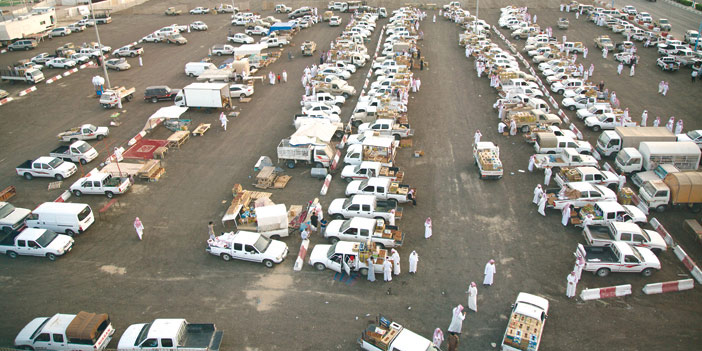   سوق التمور بالمنتدى الاقتصادي لصفري بيشة