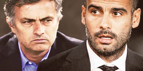  جوارديولا ومورينيو في مواجهة نارية