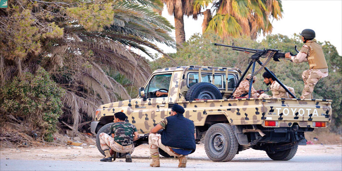  قوات موالية للفريق خليفة حفتر شرق ليبيا