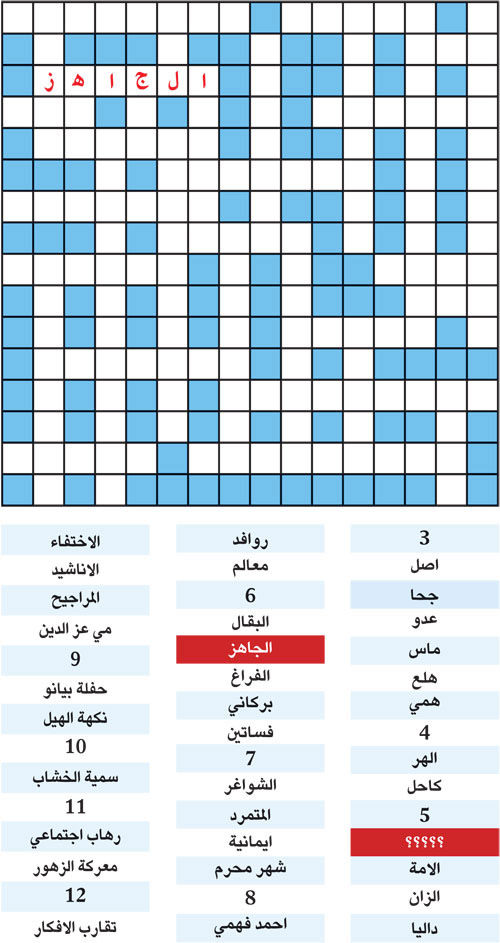 الكلمة المفقودة 