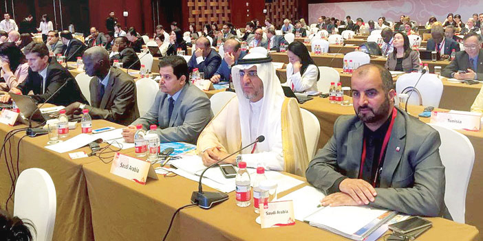   القصبي خلال المشاركة