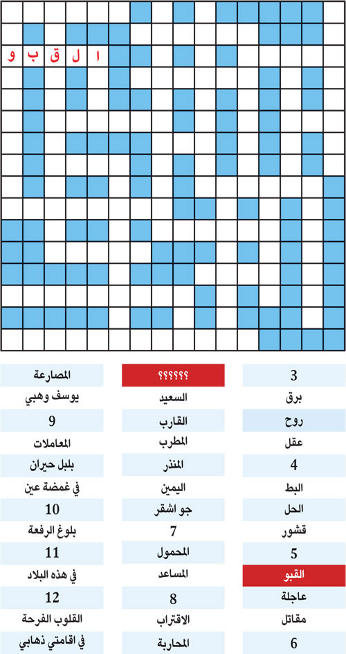 الكلمة المفقودة 