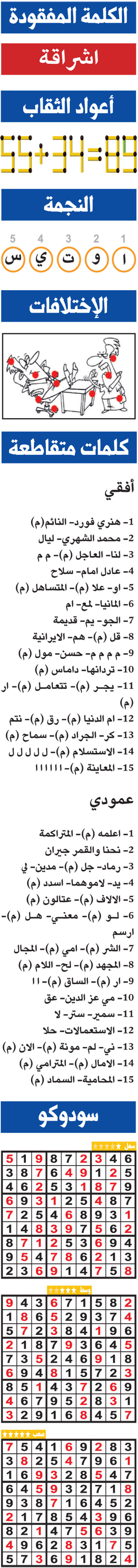 حلول تسالي (0136) 