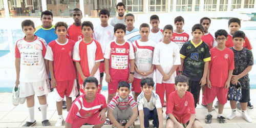  فريق الناشئين لكرة اليد بالعربي في معسكرهم بالشرقية