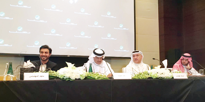  من اليمين علي العلياني وسالم الهندي وفنان العرب و ماجد المهندس