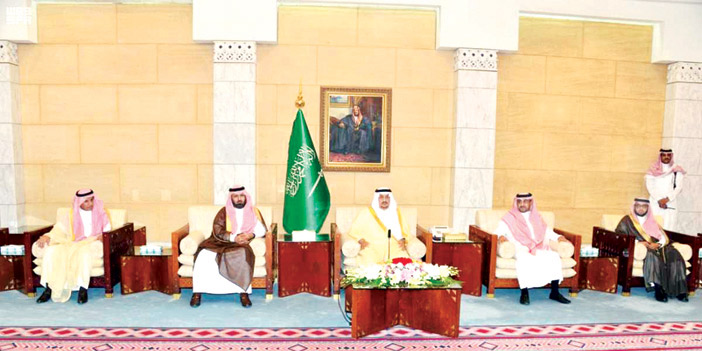  الأمير فيصل بن بندر يستقبل المهنئين بعيد الأضحى المبارك