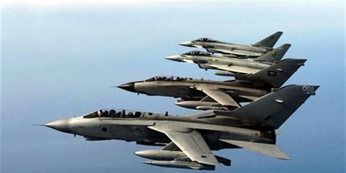 التحالف العربي يدك معاقل الانقلابيين في العاصمة اليمنية 