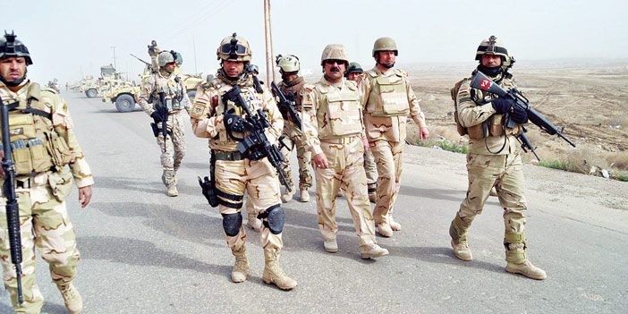   تواجد الجيش العراقي جنوب الموصل