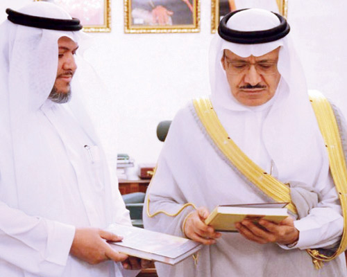  الأمير مشعل بن عبدالله يستقبل الضوي