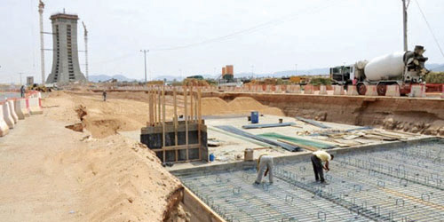  مشروع درء أخطار السيول لطريق الأمير نايف