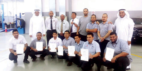   عدد من المتدربين