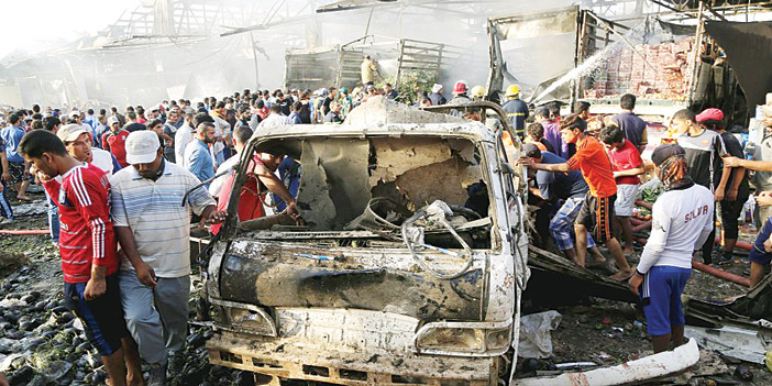  تفجير انتحاري يوقع قتلى ومصابين ببغداد