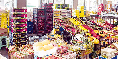  حلقة الخضار والفواكه بالكعكي