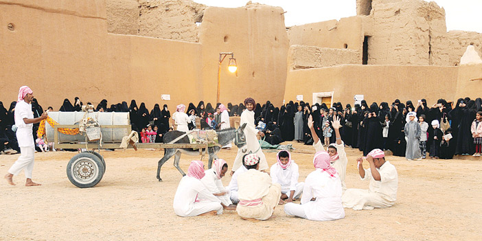  جانب من أحد المهرجانات التراثية