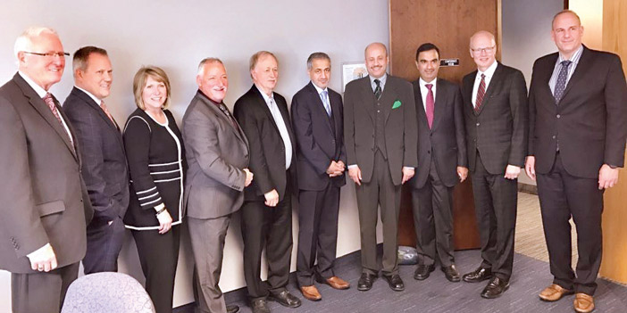 السفير السديري يلتقي رئيس مجلس العموم الكندي 