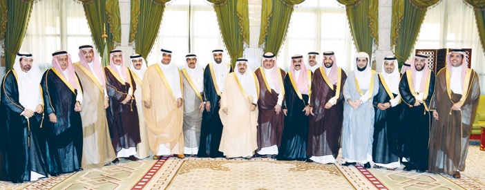  جانب من الاستقبال