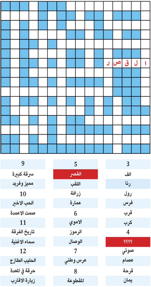 الكلمة المفقودة 