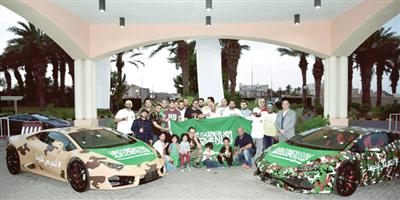 نادي سيارات لامبورغيني  يطلق شعاراً خاصاً باليوم الوطني 