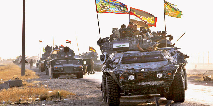  الجيش العراقي يتقدم نحو الموصل مدعوماً بقوات عسكرية من البشمركة والحشد الوطني والشعبي