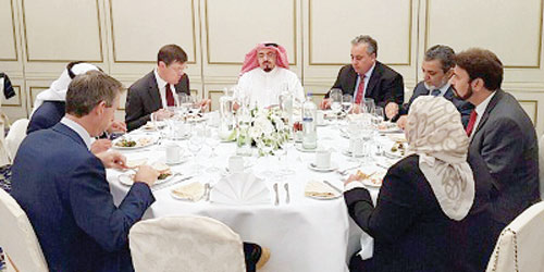   لقطة لحفل العشاء المقام على شرف معالي نائب رئيس مجلس الشورى