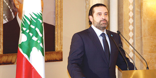  الحريري يعلن في بيروت أمس دعم ترشيح عون رئيساً للبنان