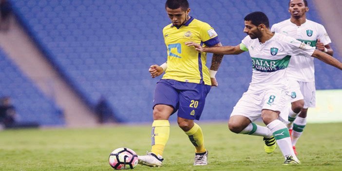  جانب من مباراة النصر والأهلي