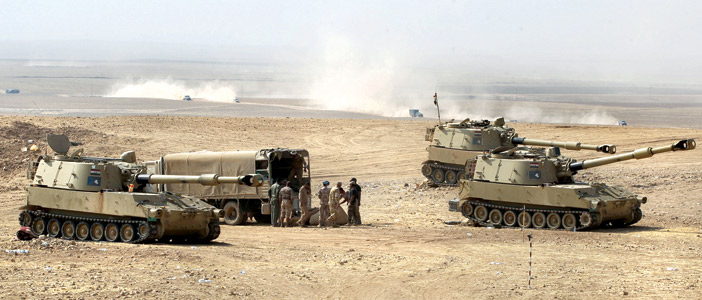  القوات العراقية تتقدم جنوب الموصل