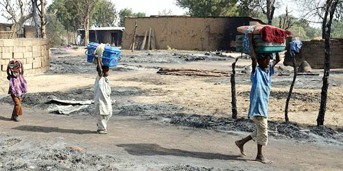 تحرير 876 طفلاً محتجزين داخل ثكنات الجيش بنيجيريا 