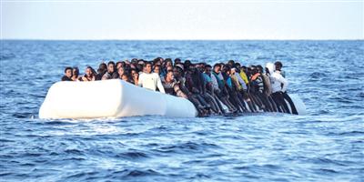 غرق 140 مهاجراً غير شرعي قبالة السواحل الليبية 
