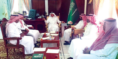   لقاء السديري مع أعضاء اللجنة الإعلامية بضرماء