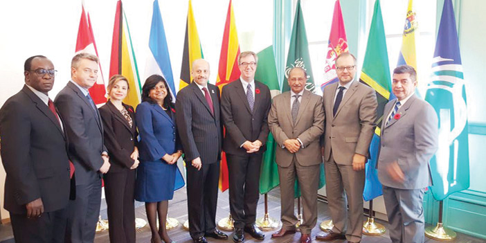 السفير السديري يترأس وفد الدبلوماسيين للقاء عمدة مدينة أوتاوا 