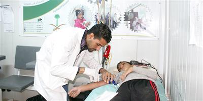 العيادات التخصصية السعودية تتعامل مع 3081 حالة مرضية في مخيم الزعتري 