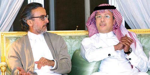  الشيخ عبدالمنعم الراشد ورئيس هجر العريفي