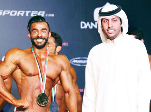 الشهراني بطل «دبي ماسل شو 2016» لكمال الأجسام 