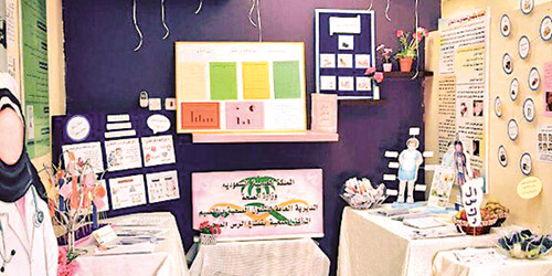  جانب من المعرض التوعوي للسكر