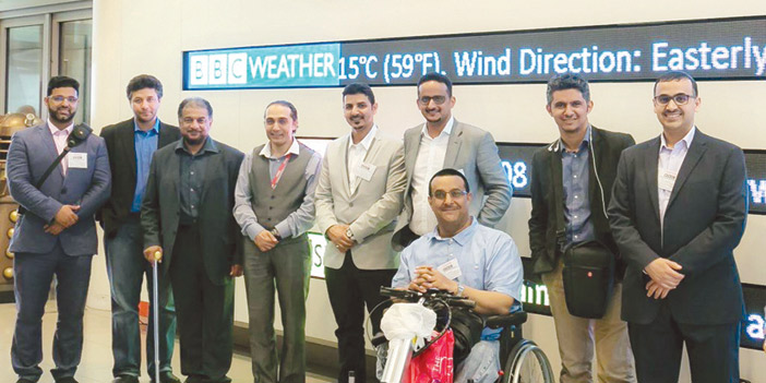  عضاء النادي في زيارة لـBBC