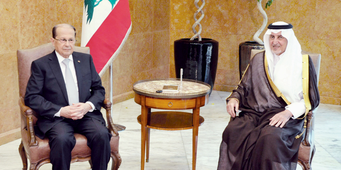  الرئيس ميشال عون يستقبل سمو الأمير خالد الفيصل في بيروت أمس