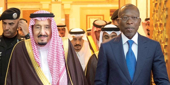  لقطات من استقبال خادم الحرمين الشريفين لرئيس جمهورية بنين