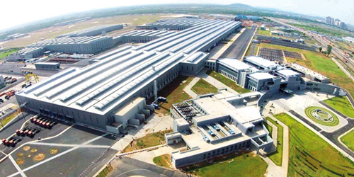  صورة علوية للمصنع