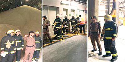 «مدني جدة» يقف على تطبيق إجراءات السلامة بمصنع المتحدة للسكر 