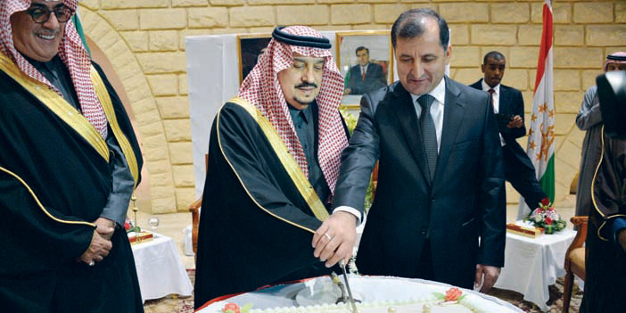   أمير منطقة الرياض مشرّفاً حفل سفارة طاجيكستان