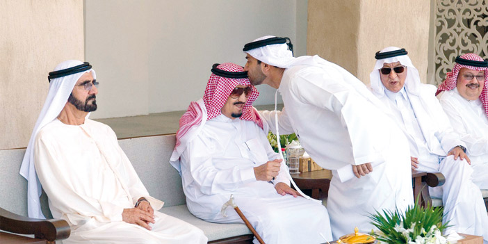  حفاوة بالغة بالملك سلمان في دبي