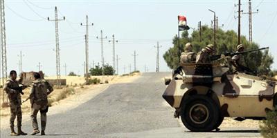 مقتل 8 إرهابيين برصاص الجيش المصري في سيناء 