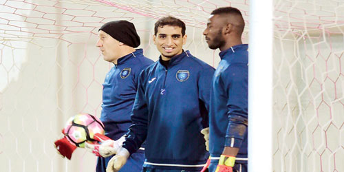  فهد الشمري في تدريبات الأمس