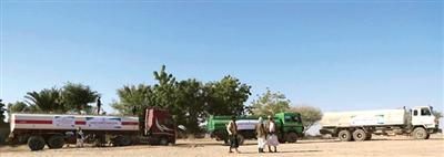 مركز الملك سلمان للإغاثة يدشن مشروع المياه بصحراء حضرموت 