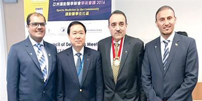 انتخاب «المعيدي» عضوًا في الاتحاد الآسيوي للطب الرياضي 