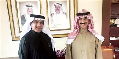 سفير دولة الكويت يستقبل رجل الأعمال حمود الذييب 