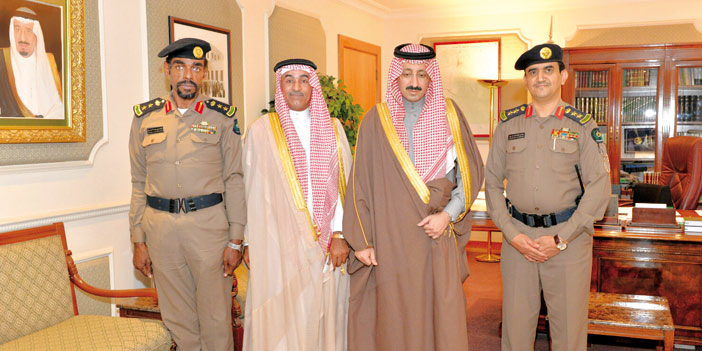 محافظ الأحساء يستقبل مدير الدفاع المدني 